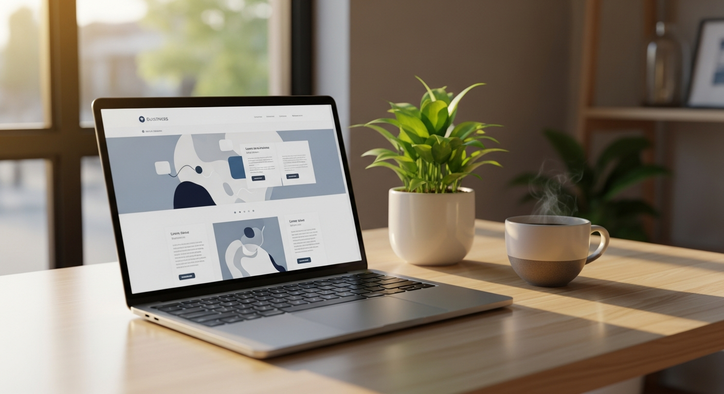 Modern affordable website for small businesses